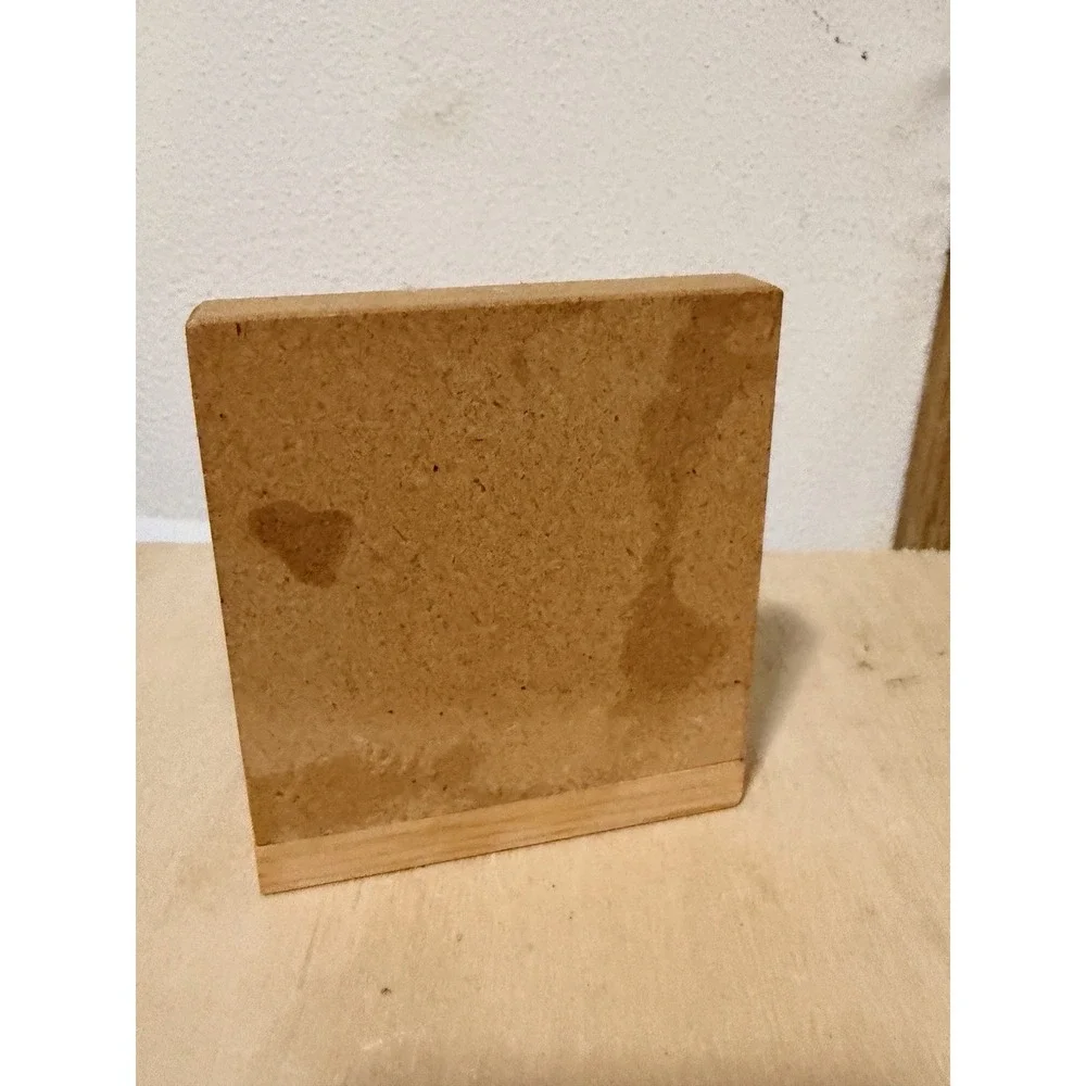 Hand carved Wood Bookshelf Stopper Head